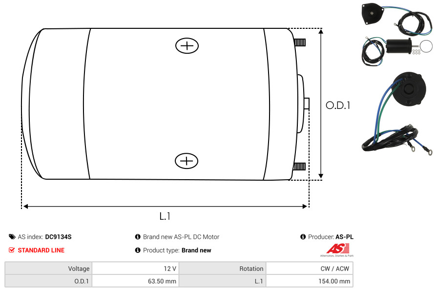 Freewheel Gear, starter - SD4001 AS-PL