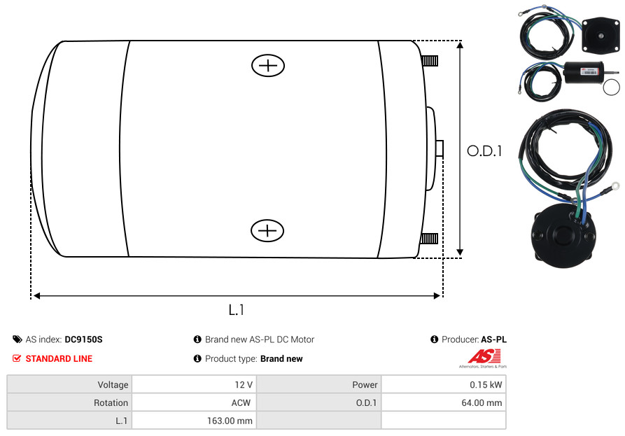 Freewheel Gear, starter - SD4013 AS-PL