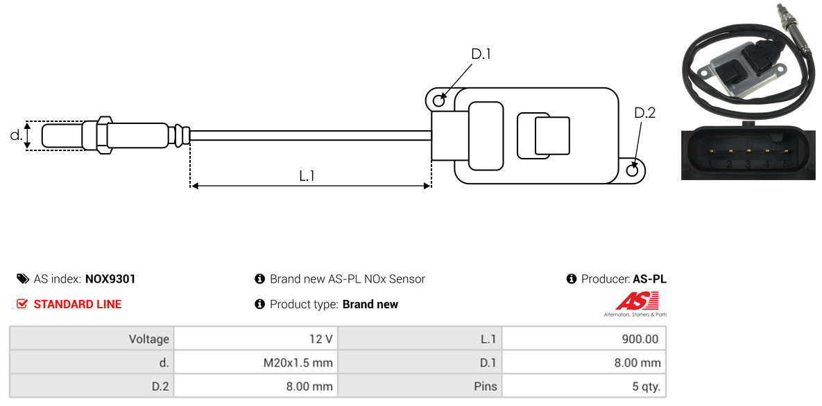 Alternatore - A1001 AS-PL
