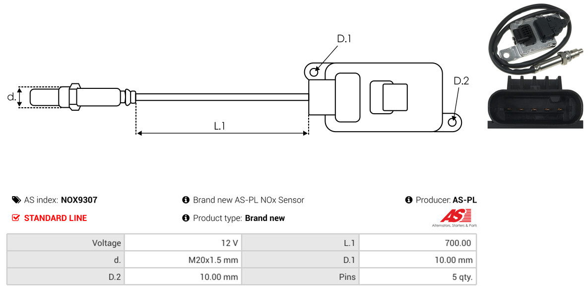 Alternatore - A1008 AS-PL