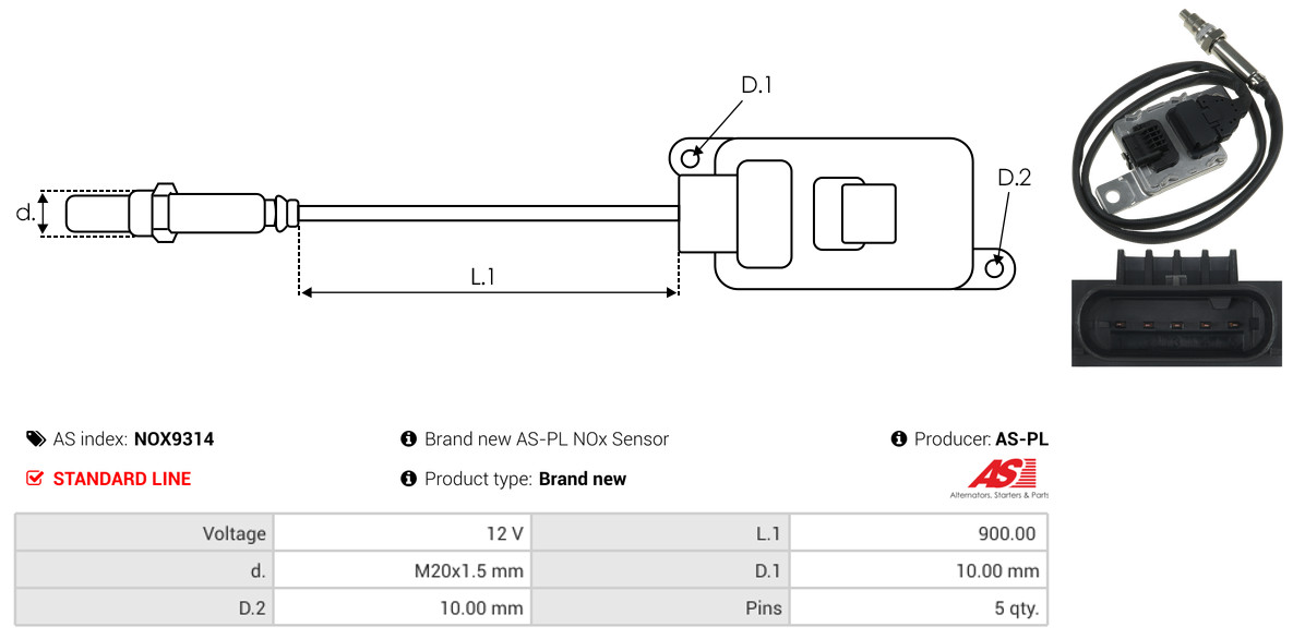 Alternator - A2012 AS-PL