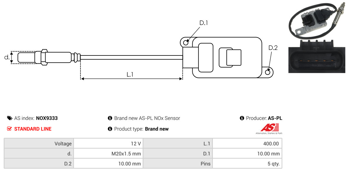 Alternator - A2016 AS-PL