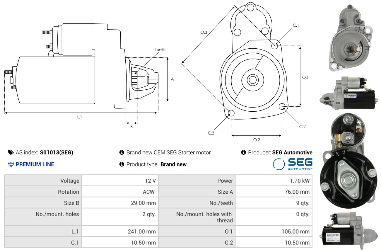 Freewheel Gear, starter - SD0015 AS-PL