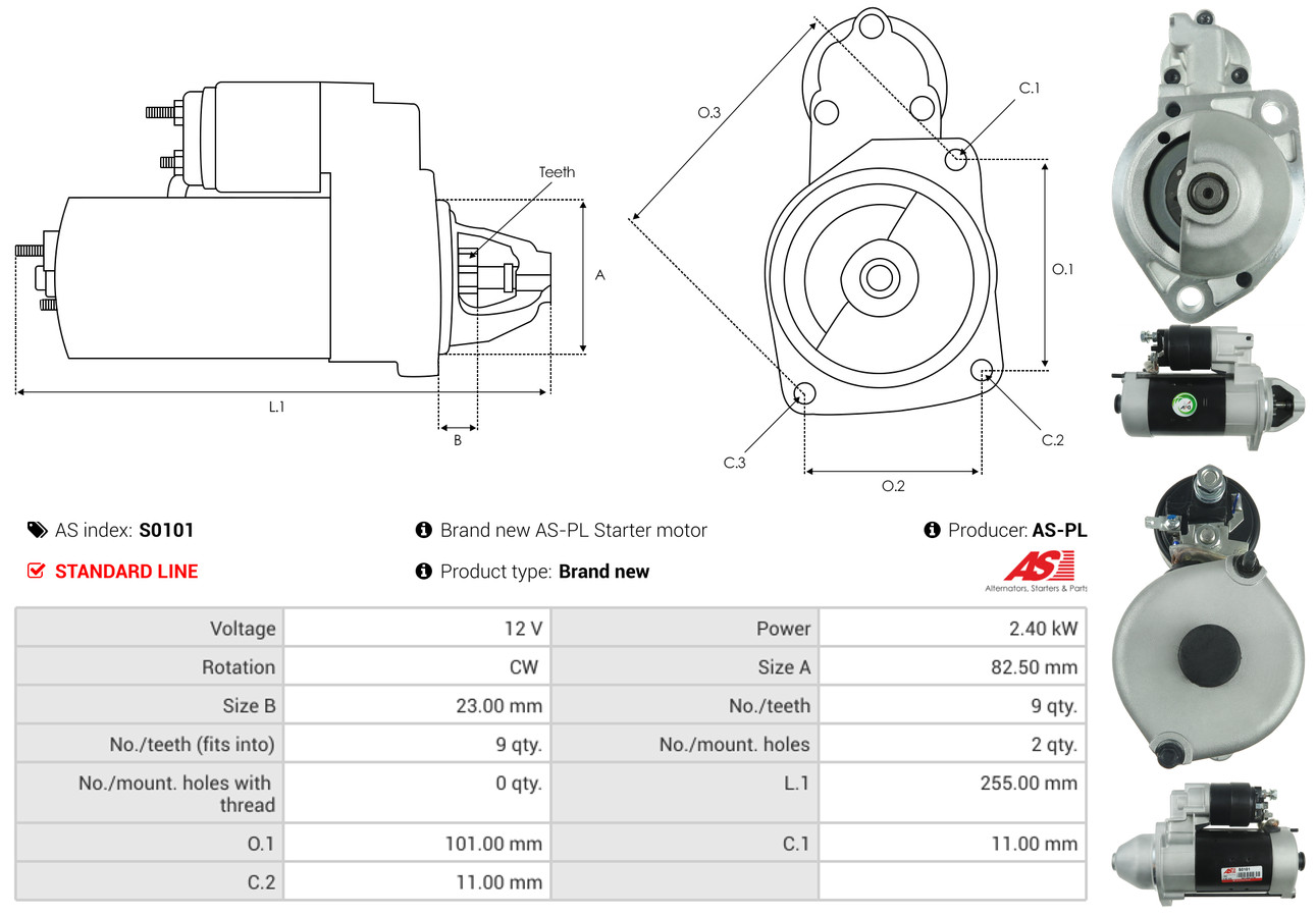Starter - S0101 AS-PL