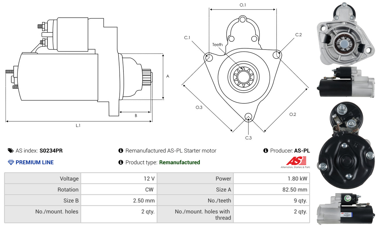 Alternator Regulator - ARE0040 AS-PL