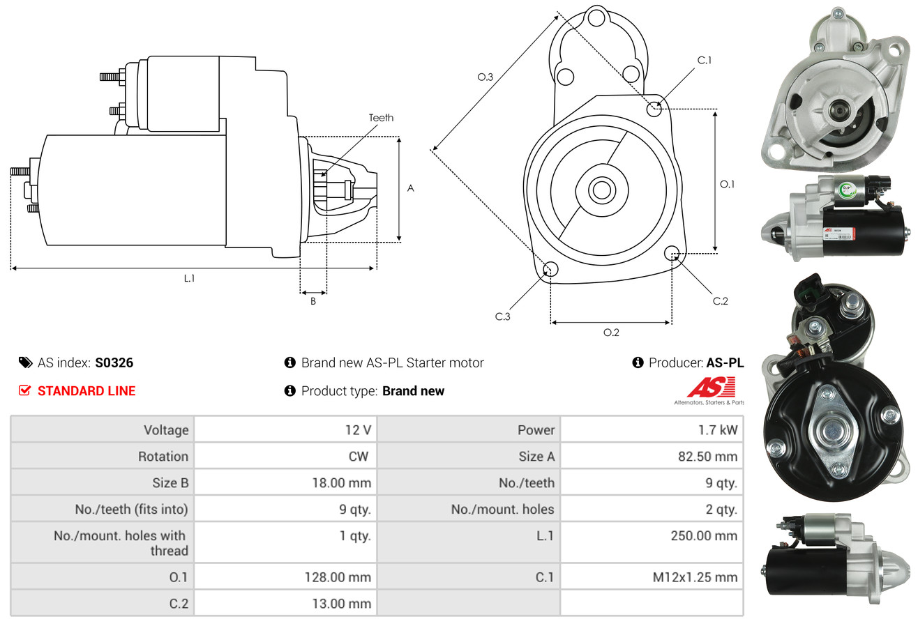 starteris - S0326 AS-PL