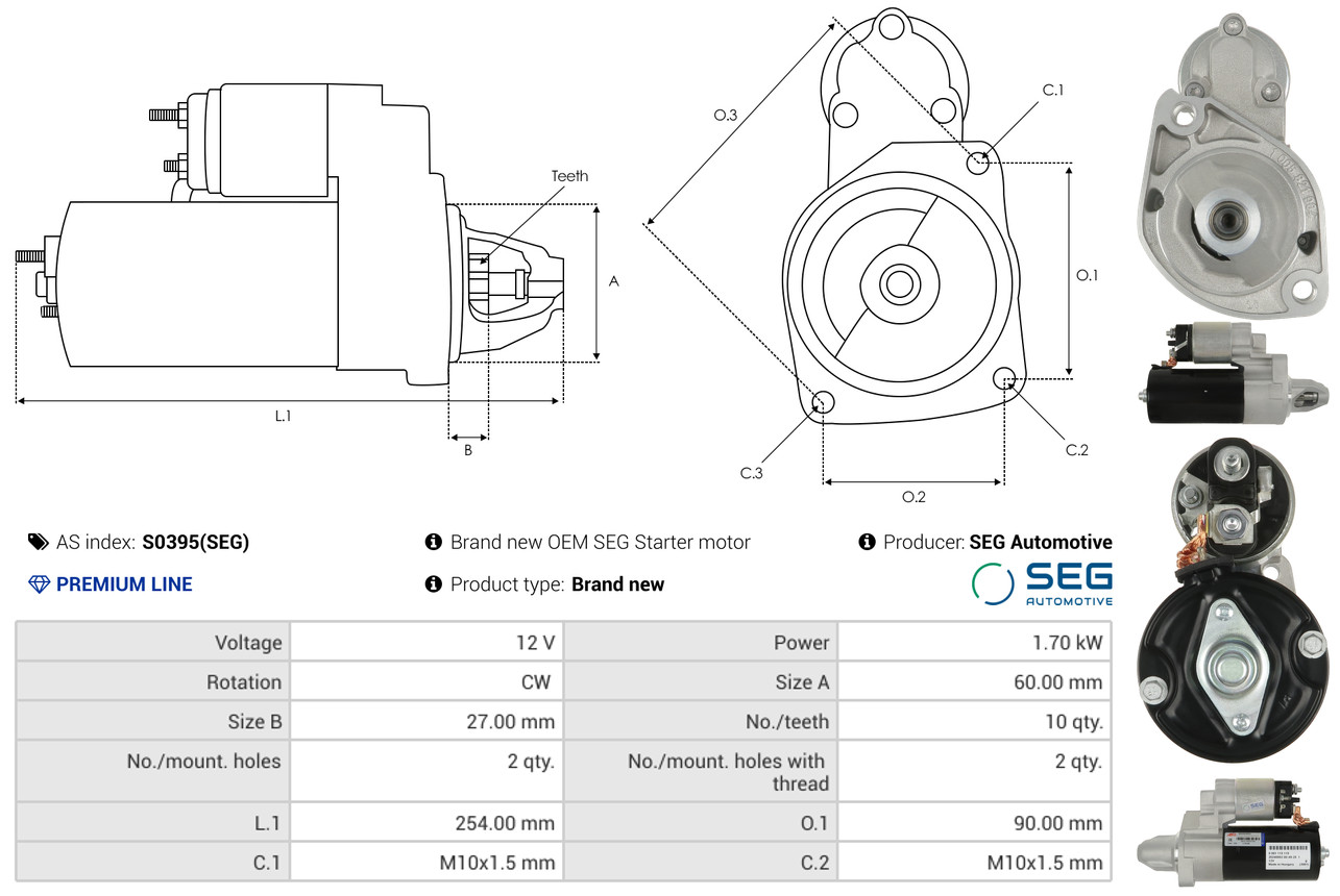 Freewheel Gear, starter - SD0018 AS-PL