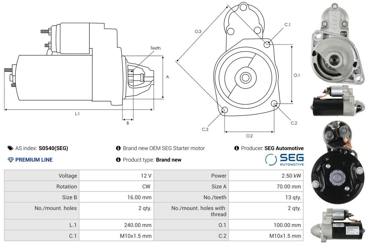 Freewheel Gear, starter - SD0002 AS-PL