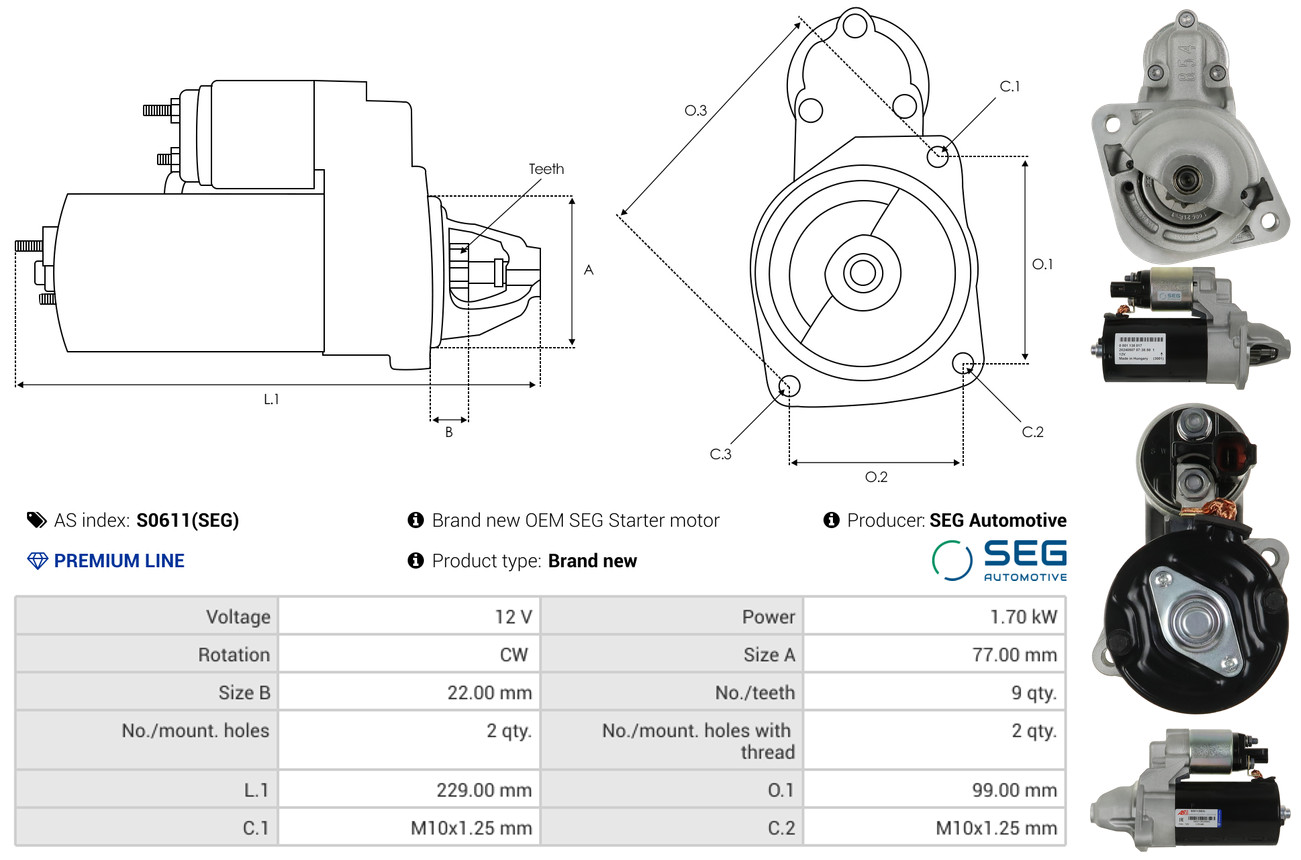 Freewheel Gear, starter - SD0001 AS-PL