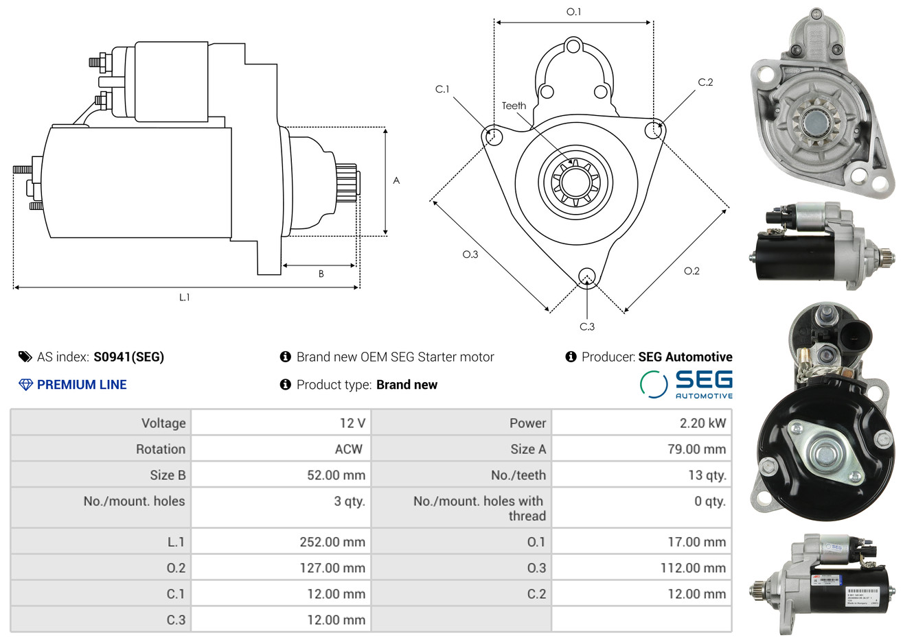 Freewheel Gear, starter - SD0031 AS-PL