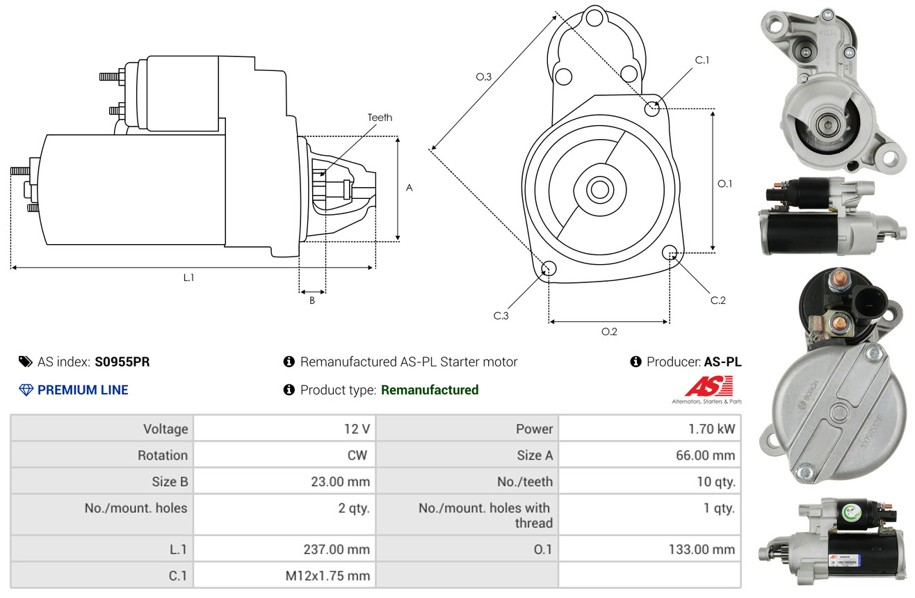 Starter - S5003 AS-PL