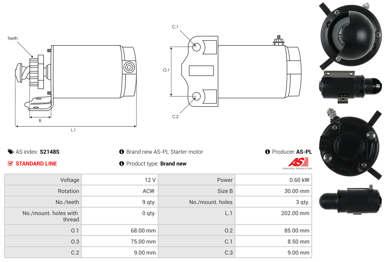 Freewheel Gear, starter - SD5006 AS-PL