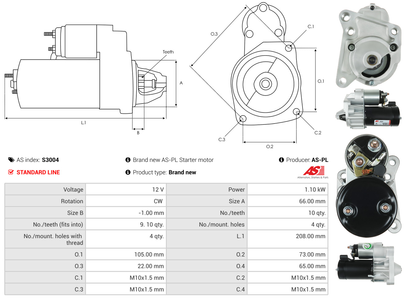 Starter - S3004 AS-PL