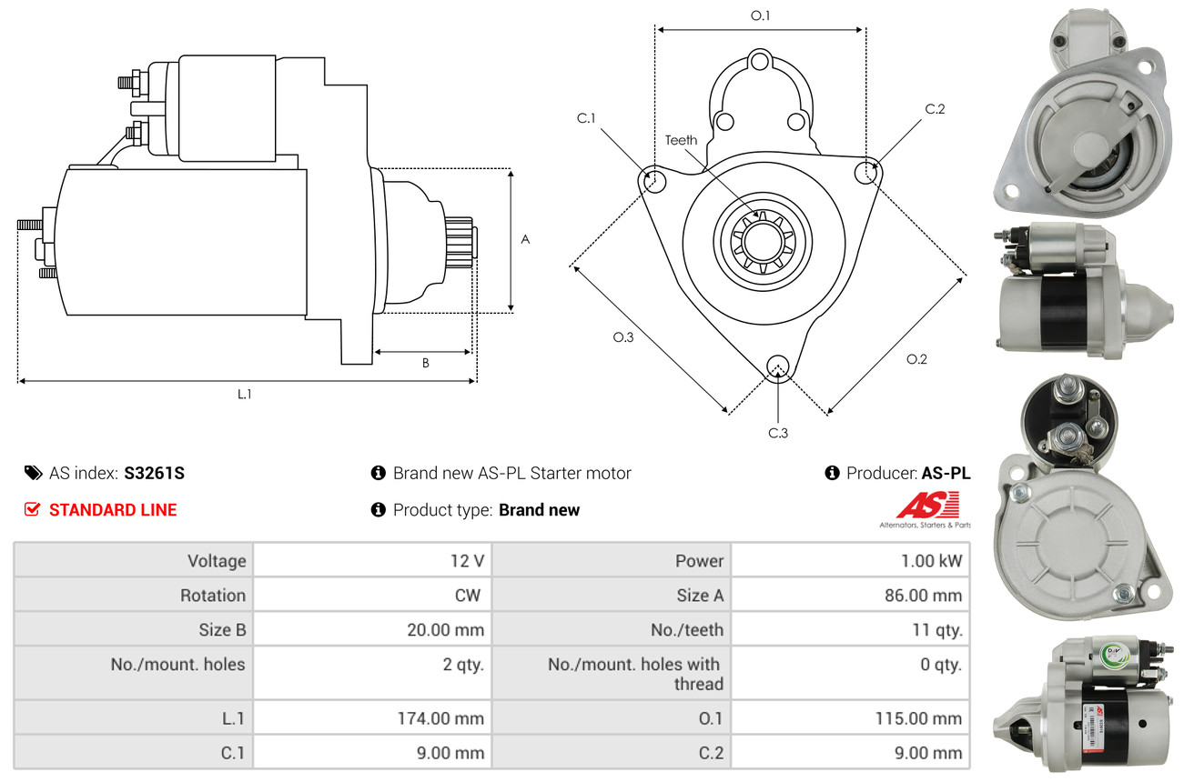 Rectifier, alternator - ARC5032 AS-PL