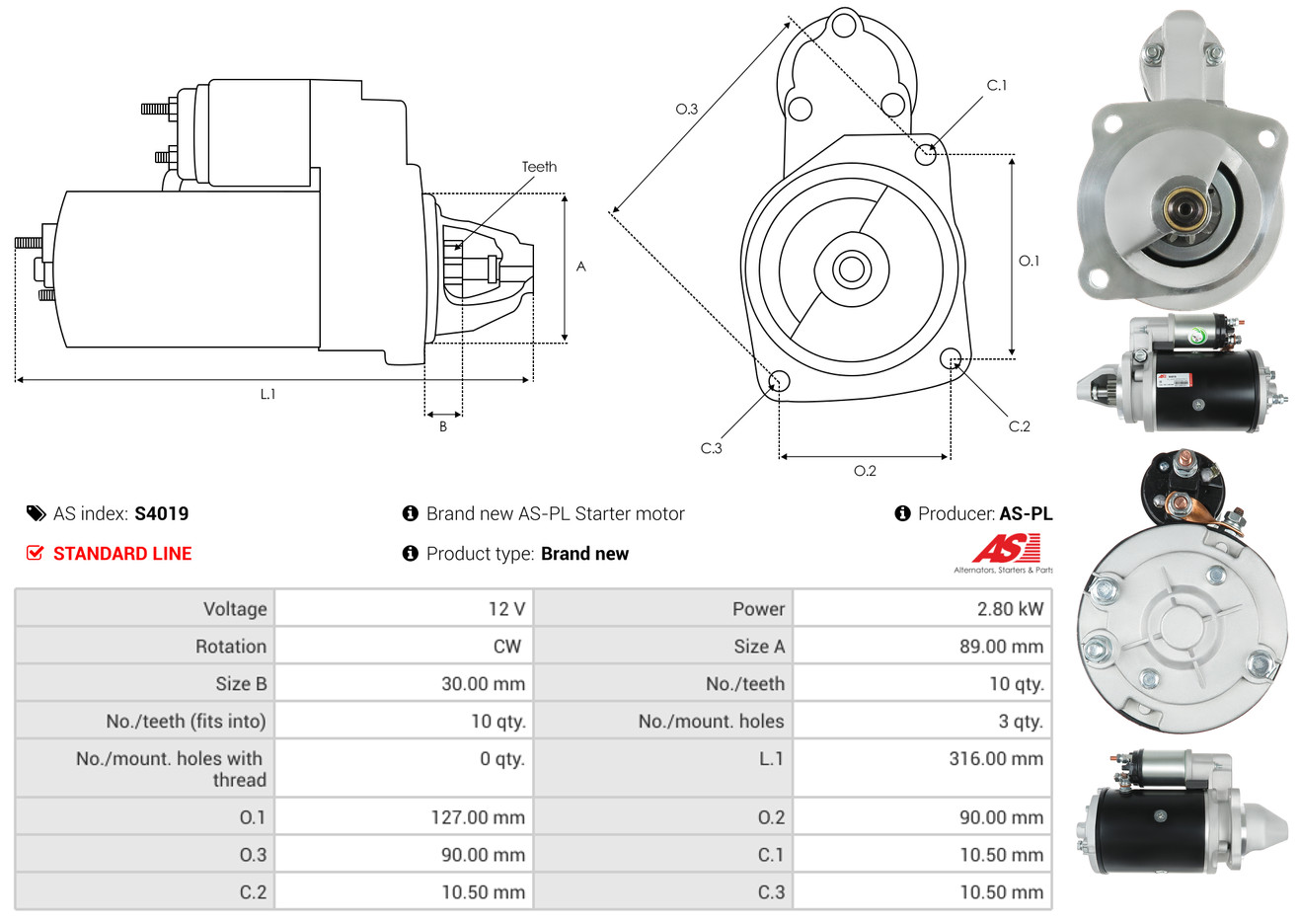 Generator - A6823S AS-PL
