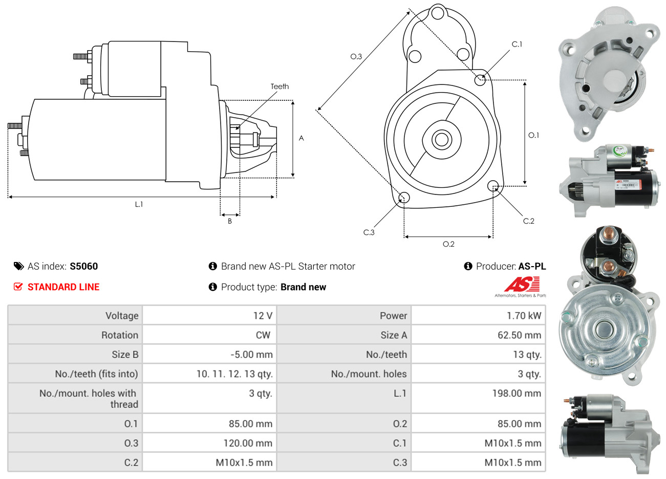 starteris - S5060 AS-PL