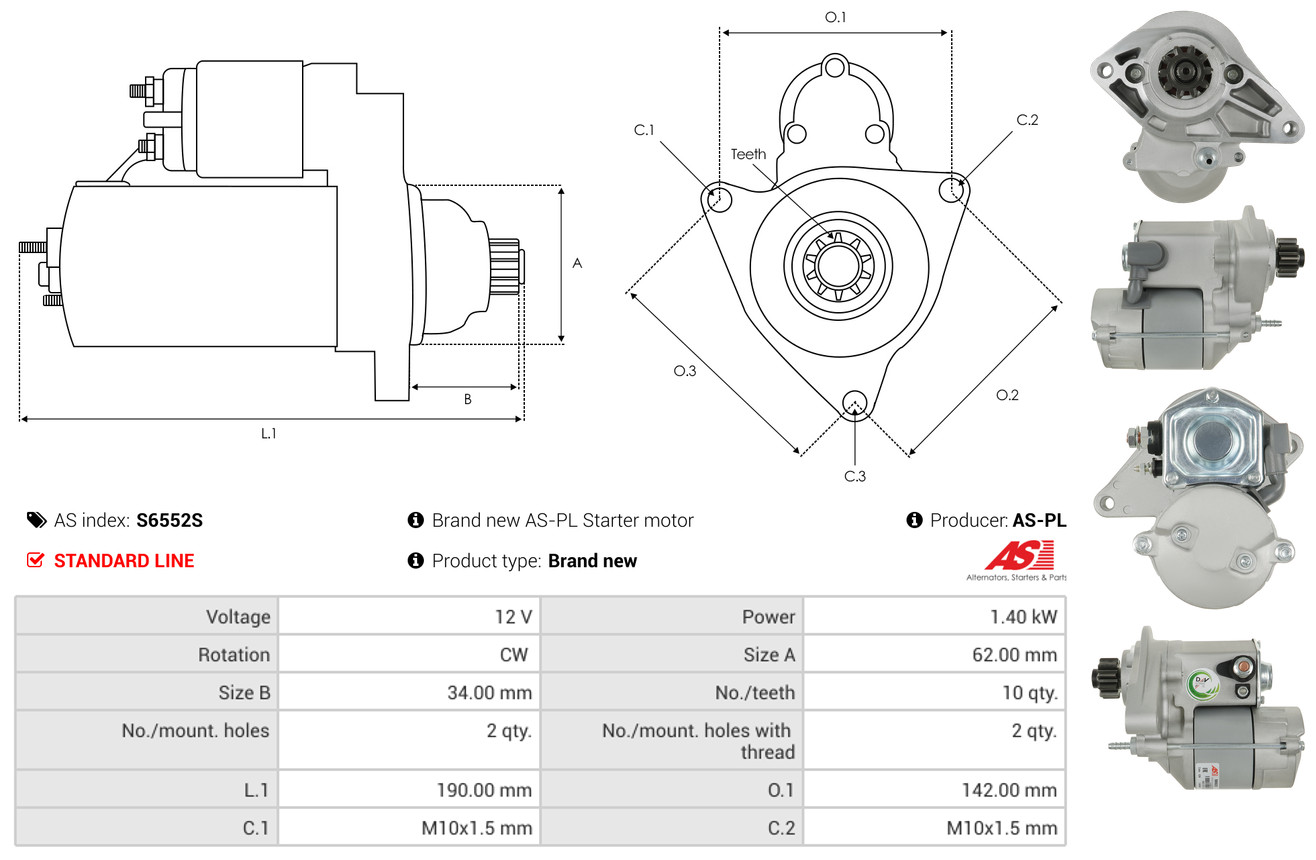 Alternator Regulator - ARE1019 AS-PL