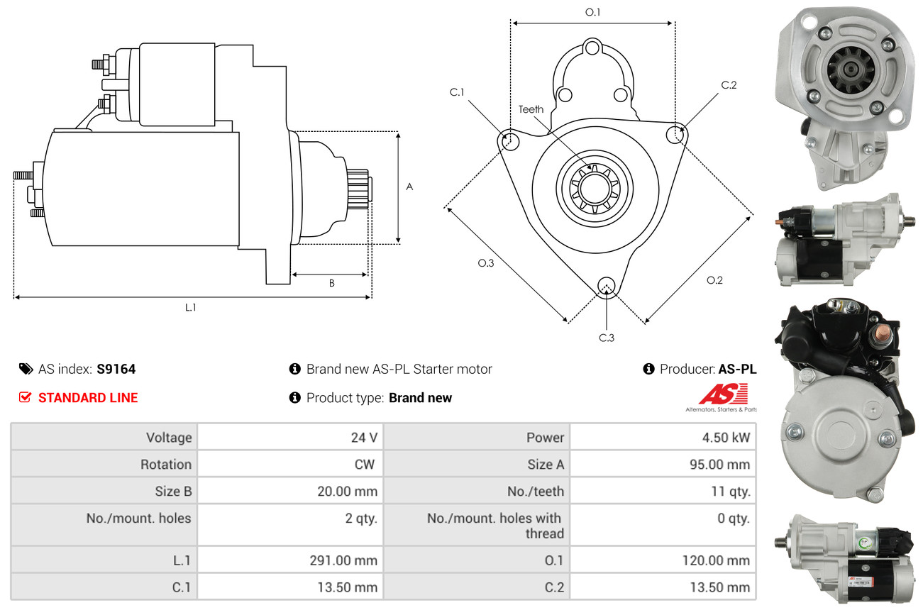 Starter - S9164 AS-PL
