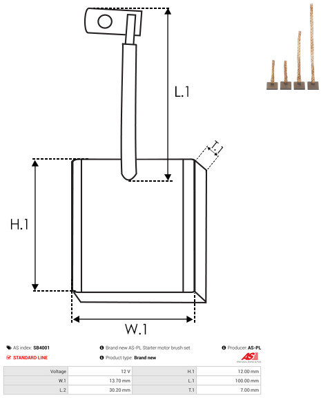starteris - S5598S AS-PL