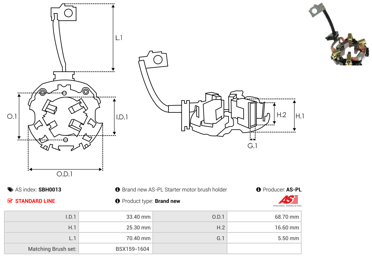Starter - S0961PR AS-PL
