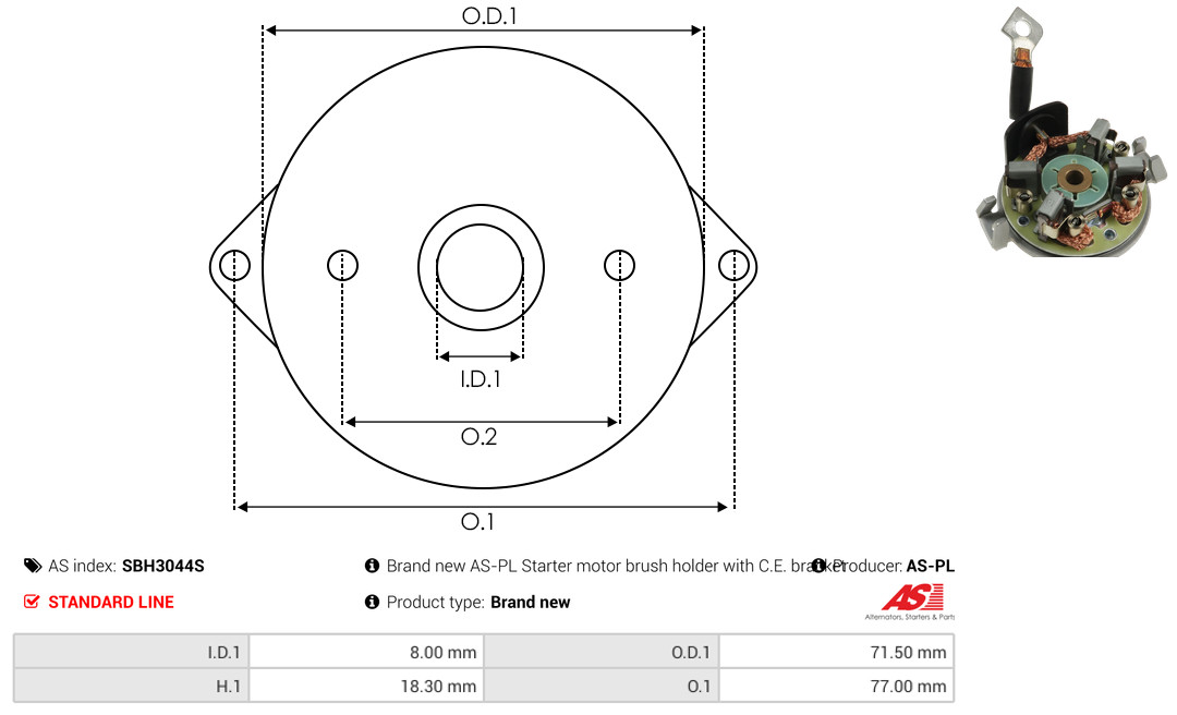 Alternator Regulator - ARE3013 AS-PL