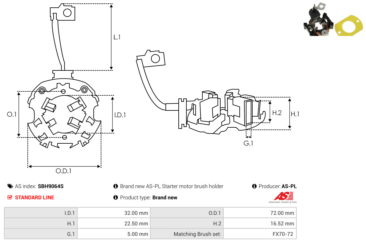 Starter - S5002 AS-PL