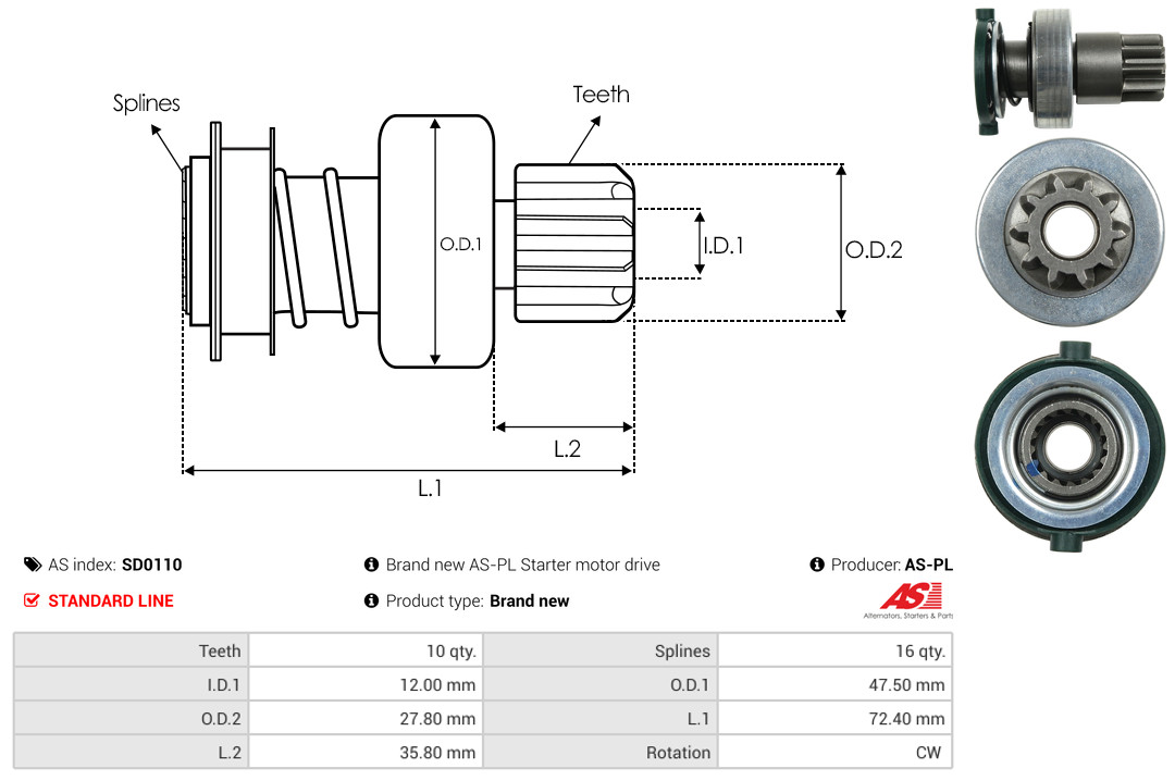 Generator - A0969S AS-PL