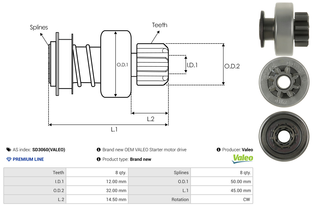 Starter - S0071 AS-PL
