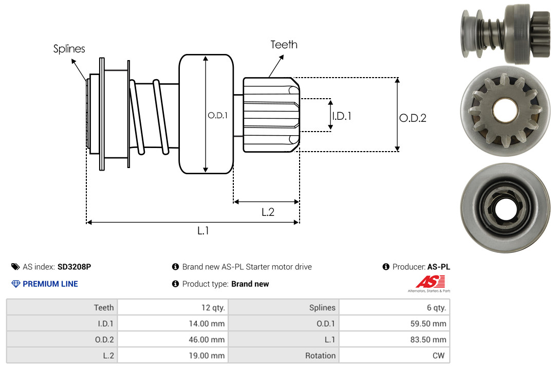 Alternator Regulator - ARE3024 AS-PL