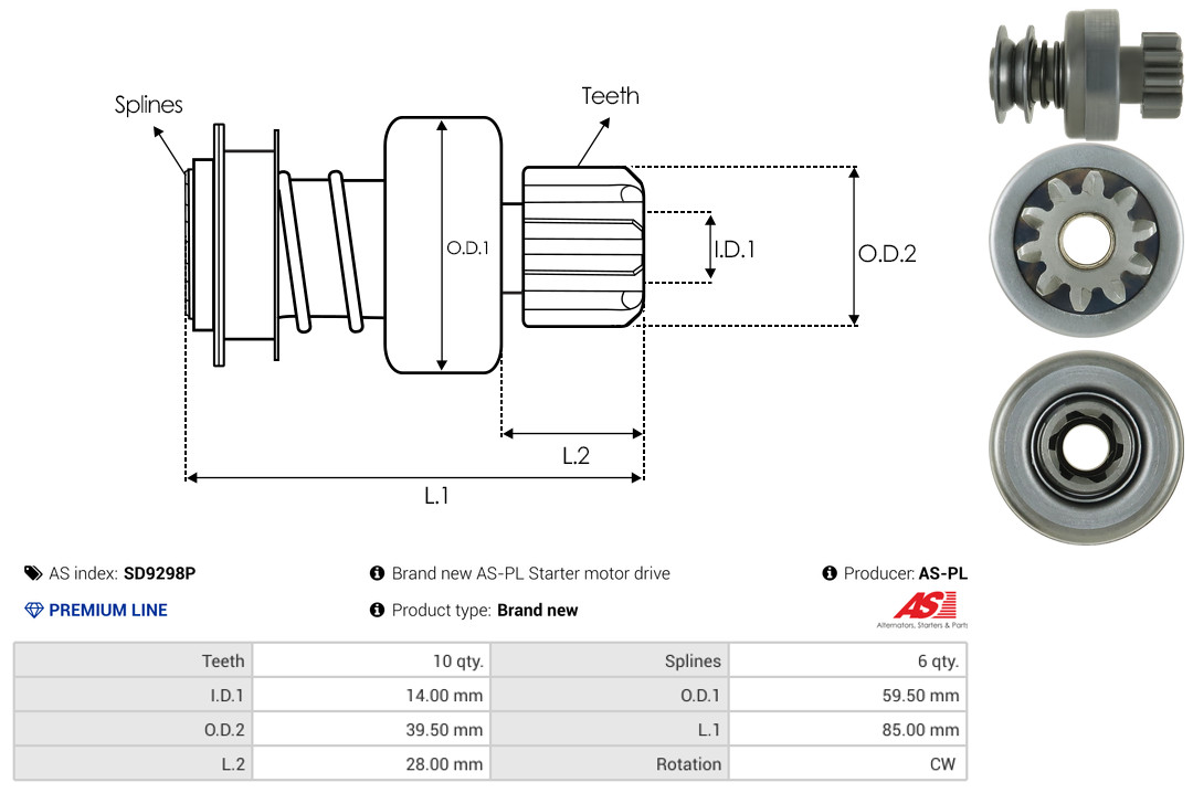 Alternator Regulator - ARE5033 AS-PL