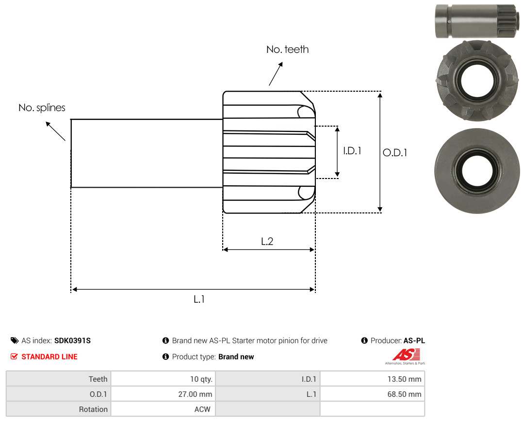 Rectifier, alternator - ARC0024 AS-PL