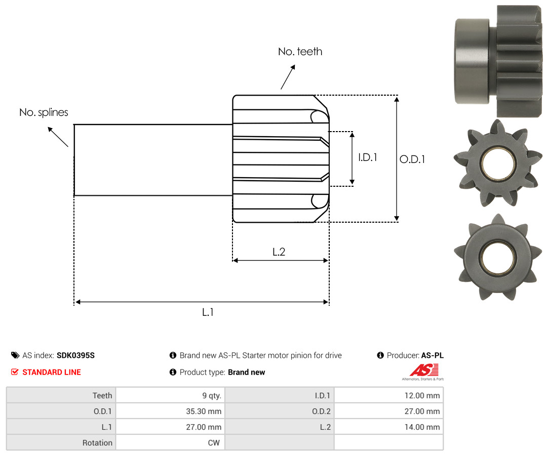 Rectifier, alternator - ARC6004 AS-PL