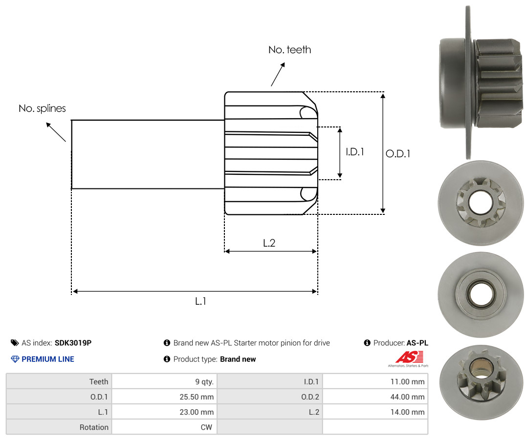Rectifier, alternator - ARC6013 AS-PL