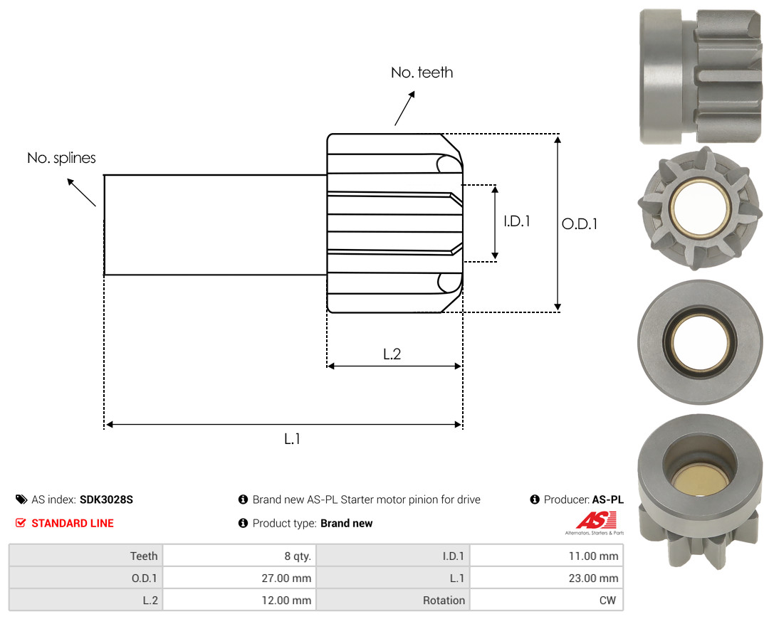Rectifier, alternator - ARC5055 AS-PL