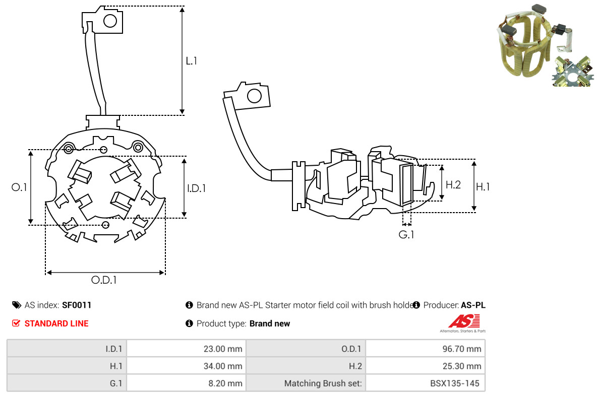 Alternatore - A5040SR AS-PL