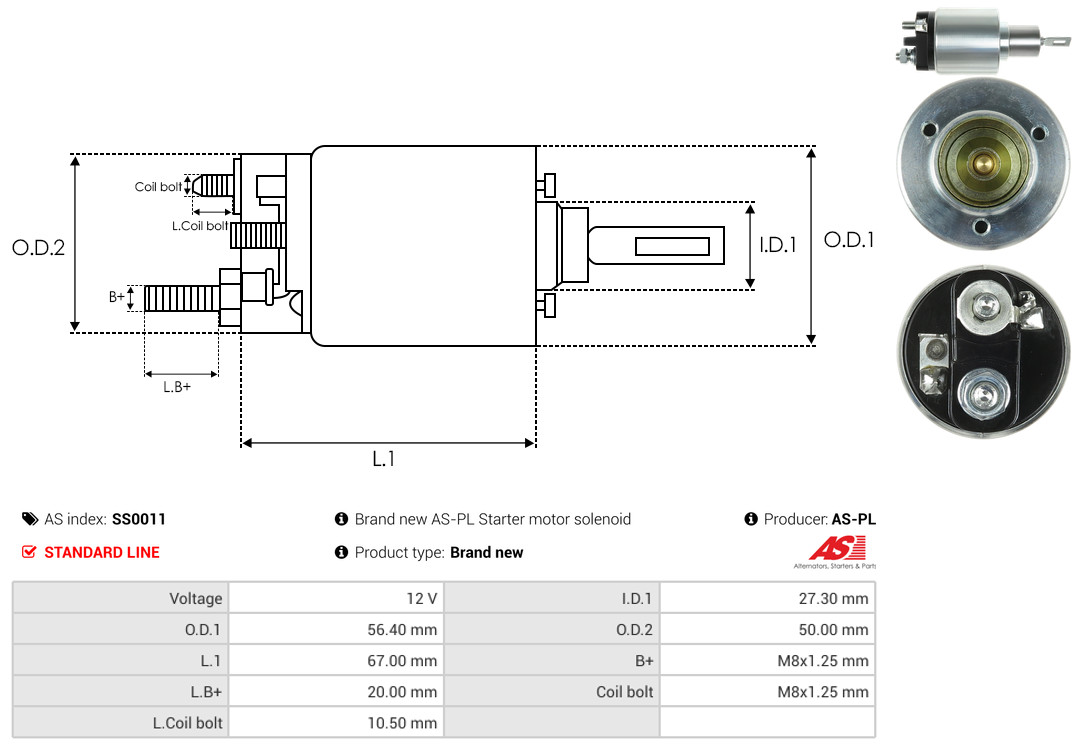 Starter - S01005(SEG) AS-PL