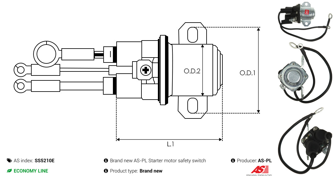 Alternator Regulator - ARE6008 AS-PL