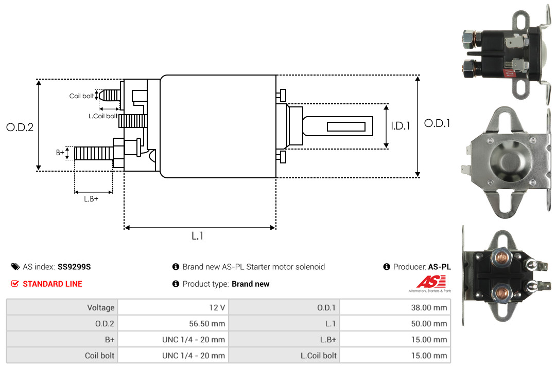 Starter - S2001 AS-PL