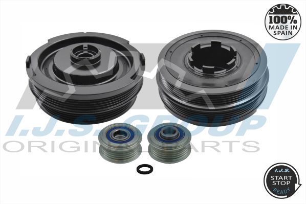 Belt Pulley Set, crankshaft - 17-1028KIT IJS GROUP