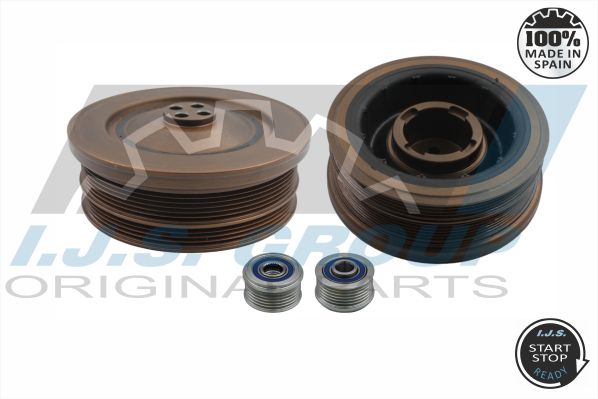 Belt Pulley Set, crankshaft - 17-1081KIT A IJS GROUP