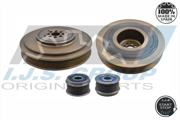 Belt Pulley Set, crankshaft - 17-1098KIT IJS GROUP