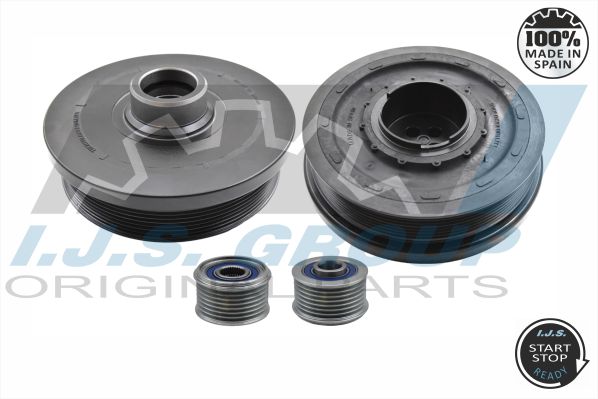 Belt Pulley Set, crankshaft - 17-1137KIT IJS GROUP