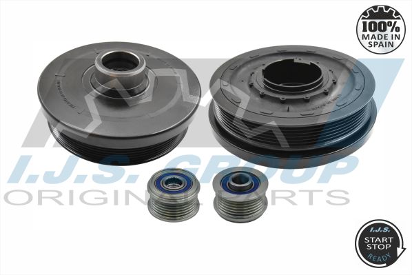 Kit pulegge, Albero motore/a gomito - 17-1139KIT IJS GROUP