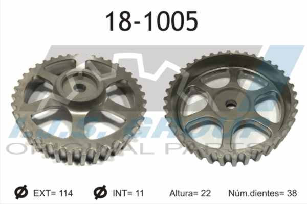 Gear, camshaft - 18-1005 IJS GROUP