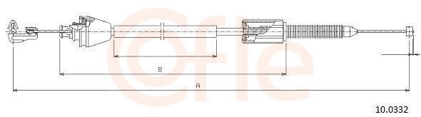 Cavo acceleratore - 10.0332 COFLE
