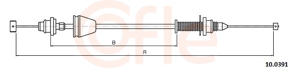 Cavo acceleratore - 10.0391 COFLE
