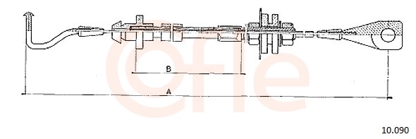 Accelerator Cable - 10.090 COFLE
