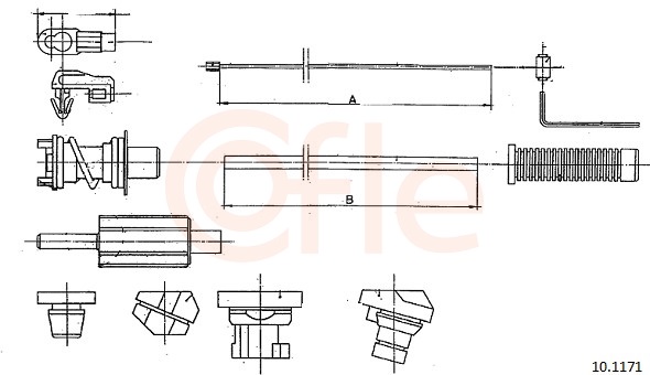 Accelerator Cable - 10.1171 COFLE