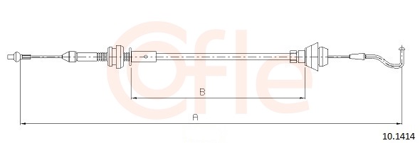 Cavo acceleratore - 10.1414 COFLE