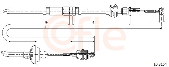 Clutch Cable - 10.3154 COFLE